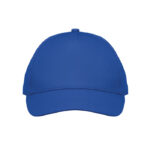 5-Panel-Baseball-Cap Kinder Blau, Seitenansicht