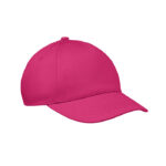 5-Panel-Baseball-Cap Kinder Rosa als Werbeartikel mit Logodruck