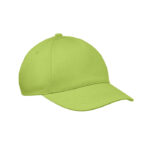 5-Panel-Baseball-Cap Kinder Gruen als Werbeartikel mit Logodruck