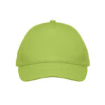5-Panel-Baseball-Cap Kinder Gruen, Seitenansicht