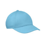 5-Panel-Baseball-Cap Kinder Blau als Werbeartikel mit Logodruck