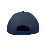 5-Panel-Baseball-Cap Kinder Blau, Detailaufnahme des Materials