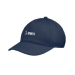 5-Panel-Baseball-Cap Kinder Blau mit markiertem Druckbereich für Ihr Logo