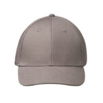 Baseball Kappe 6 Panels Grau von oben