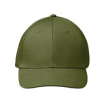 Baseball Kappe 6 Panels Gruen von oben