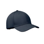 Baseball Kappe 6 Panels Blau als Werbeartikel mit Logodruck
