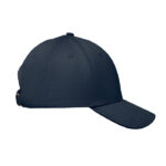 Baseball Kappe 6 Panels Blau, Seitenansicht