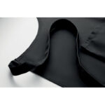 Küchenschürze Schwarz, Detailaufnahme des Materials