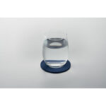 Runder Untersetzer RPET Blau, Detailaufnahme des Materials
