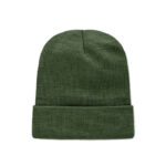Beanie RPET-Polyester Grau, Rückansicht