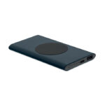 Powerbank mit Ladestation 15W Blau als Werbeartikel mit Logodruck