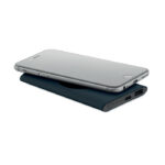Powerbank mit Ladestation 15W Blau, Rückansicht