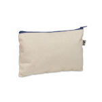 Kosmetiktasche Organic Cotton Blau als Werbeartikel mit Logodruck