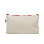 Kosmetiktasche Organic Cotton Rot, Seitenansicht