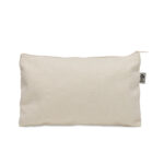 Kosmetiktasche Organic Cotton Braun, Rückansicht