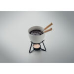 Keramik-Fondue-Set 240 ml, Detailaufnahme des Materials