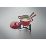 Keramik-Fondue-Set 300 ml, Detailaufnahme des Materials