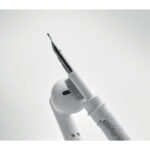 Stift mit TWS-Reinigungs-Set Weiß, Detailaufnahme des Materials