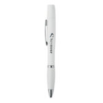 Stift mit TWS-Reinigungs-Set Weiß mit markiertem Druckbereich für Ihr Logo