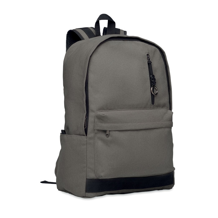 15 " Laptop-Rucksack Grau als Werbeartikel mit Logodruck