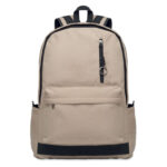 15 " Laptop-Rucksack Braun, Rückansicht