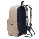 15 " Laptop-Rucksack Braun, geöffnet dargestellt