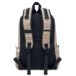15 " Laptop-Rucksack Braun, Seitenansicht