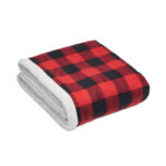 Fleece-Decke RPET, Rückansicht
