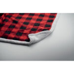 Fleece-Decke RPET, Detailaufnahme des Materials