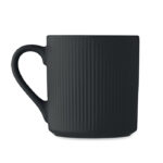 Keramikbecher matt 340ml Schwarz, Rückansicht