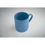 Keramikbecher matt 340ml Blau, Detailaufnahme des Materials