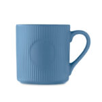 Keramikbecher matt 340ml Blau von oben