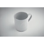 Keramikbecher matt 340ml Weiß, Detailaufnahme des Materials