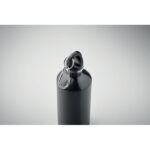 Trinkflasche recycelter 500ml Schwarz, Detailaufnahme des Materials