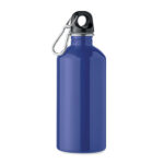 Trinkflasche recycelter 500ml Blau als Werbeartikel mit Logodruck