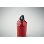 Trinkflasche recycelter 500ml Rot, Detailaufnahme des Materials