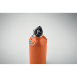 Trinkflasche recycelter 500ml Orange, Detailaufnahme des Materials