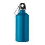 Trinkflasche recycelter 500ml Blau als Werbeartikel mit Logodruck