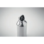 Trinkflasche recycelter 500ml Silber, Detailaufnahme des Materials