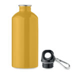 Trinkflasche recycelter 500ml Orange, Rückansicht