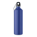 Trinkflasche recycelter 750 ml Blau als Werbeartikel mit Logodruck