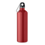 Trinkflasche recycelter 750 ml Rot als Werbeartikel mit Logodruck