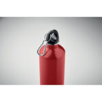 Trinkflasche recycelter 750 ml Rot, Detailaufnahme des Materials