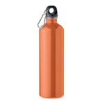Trinkflasche recycelter 750 ml Orange als Werbeartikel mit Logodruck