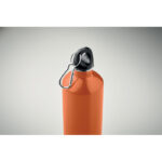 Trinkflasche recycelter 750 ml Orange, Detailaufnahme des Materials