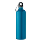 Trinkflasche recycelter 750 ml Blau als Werbeartikel mit Logodruck
