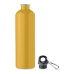 Trinkflasche recycelter 750 ml Orange, Rückansicht