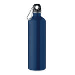 Trinkflasche recycelter 750 ml Blau als Werbeartikel mit Logodruck