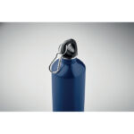 Trinkflasche recycelter 750 ml Blau, Detailaufnahme des Materials