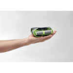 Reflektierende Gürtelweste B3 Gruen, Detailaufnahme des Materials